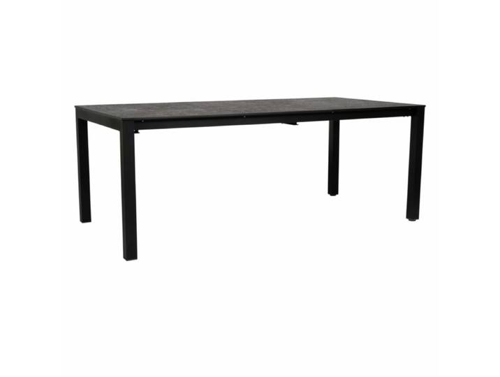 Stern Classic Ausziehtisch 200/250×100 cm Aluminium/HPL Geradlinig &amp; pur ausziehbar, Tischbein mit Höhenausgleich