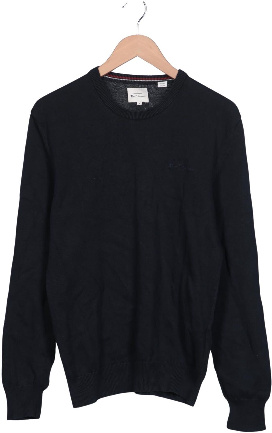 Ben Sherman Herren Pullover, Marineblau, Gr. M, Baumwolle - Second Hand