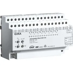Gira Jalousieaktor 8-fach AC KNX/EIB Reiheneinbaugerät 216100