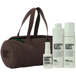 550ml Authentic Beauty Concept Amplify Geschenkset (Spray Conditioner 50ml + Shampoo 300ml + Conditioner 200ml + Tasche)