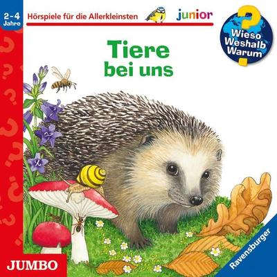 Wieso? Weshalb? Warum? junior. Tiere bei uns - Patricia Mennen, CD, 9783833743481