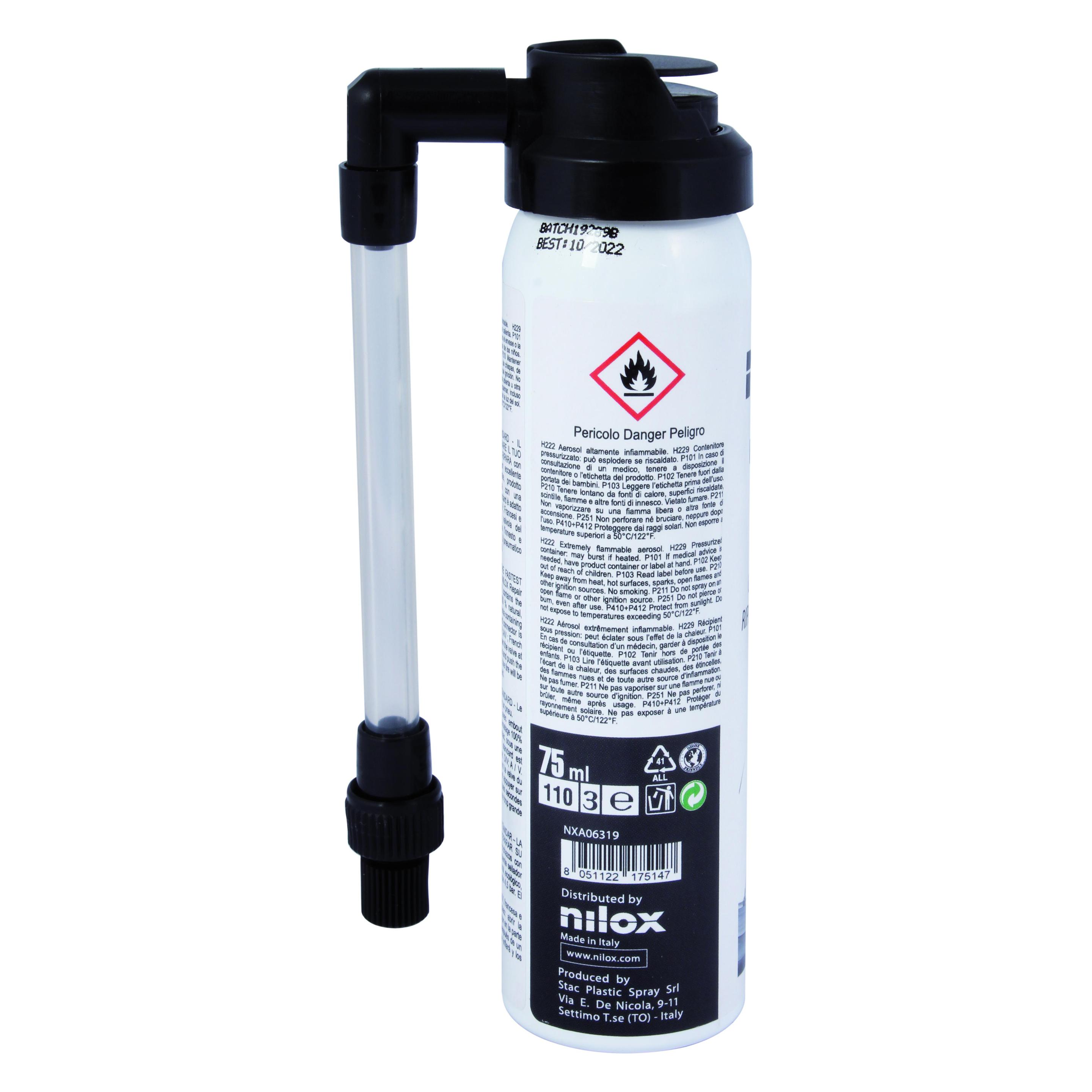 Nilox Reifenreparaturset aufpumpen und reparieren (NXA06319)