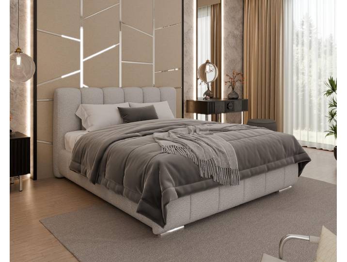 Polsterbett \ ZAIRA\ – Modernes Design, verschiedene Farben & Größen - ohne matratze