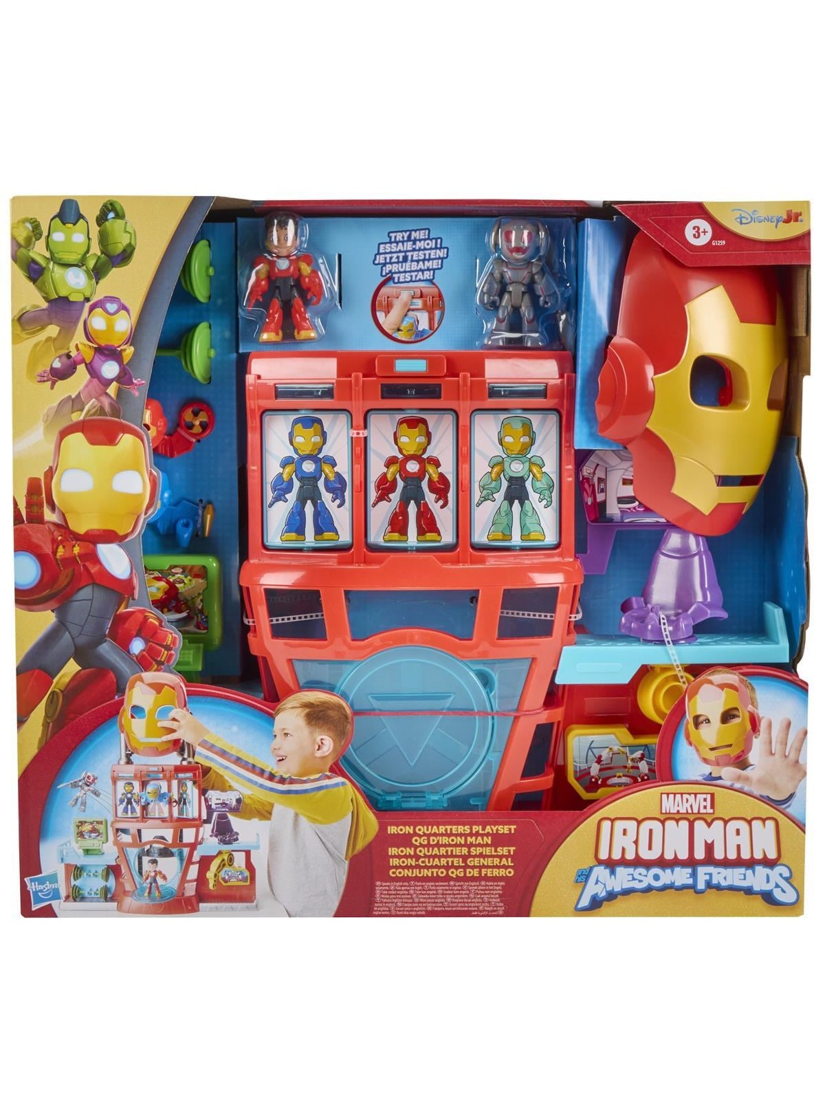 Marvel Iron Man and his Awesome Friends 3" Playset Iron Quarters