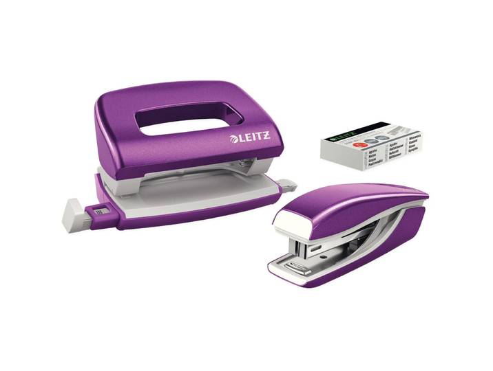 Locher & Heftgerät Leitz WOW violett - Locher