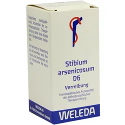 WELEDA STIBIUM ARSENICOSUM D 6 Trituration 20 g Trituration