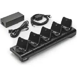 Zebra 5 SLOT PRINT CRADLE PSUundEU C (1 Stk.), Akku Ladegerät