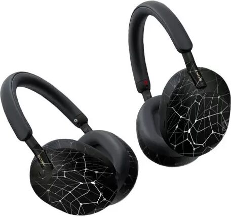 INF Stilvoller Sony WH-1000XM5 Kopfhörer-Aufkleber aus PVC Schwarz
