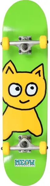 Meow Skateboards Skateboard Komplettboard Meow Big Cat (8" - Grün)