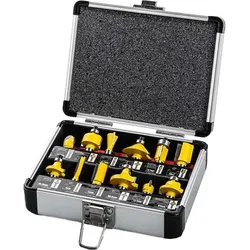 KRAFT WERKZEUGE Fräser-Set - 12tlg.