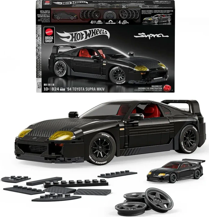 Mattel Brick Shop Hot Wheels Elite Series '94 Toyota Supra MKIV