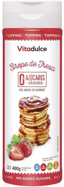 Vitadulce SIROPE DE FRESA 400g Morango
