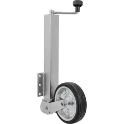 AL-KO 1863497 automatisches Stützrad mit Halterung 400 kg 60 mm 775–1010 mm