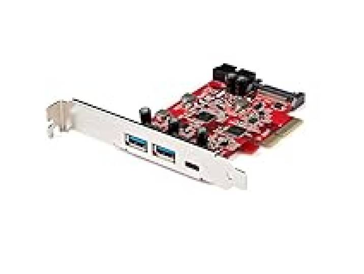StarTech Carte PCIe USB 5 Ports 10Gbps, USB-C et USB-A (PEXUSB312A1C1H)