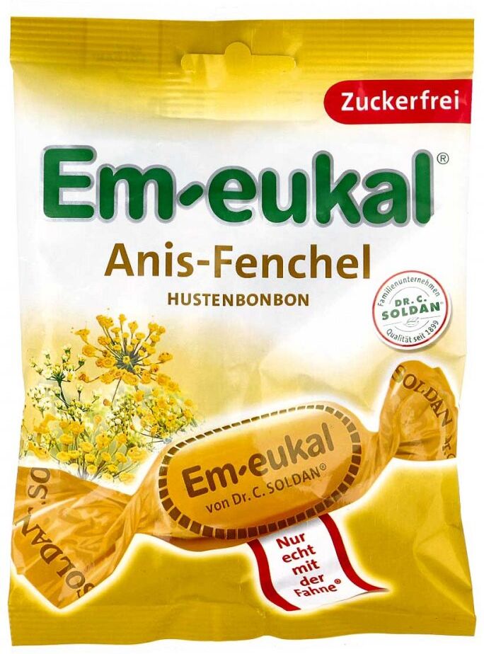 Em-eukal Em Eukal Bonbons Anis Fenchel zuckerfrei 75g