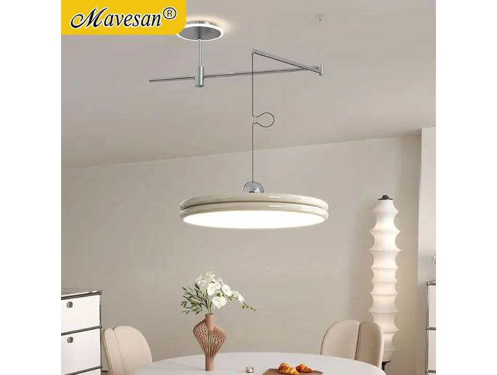 Lampe suspendue évolutive pour Table à manger de Restaurant, style nordique moderne et personnalisé, Design à bascule Bauhaus, luminaire d'étude