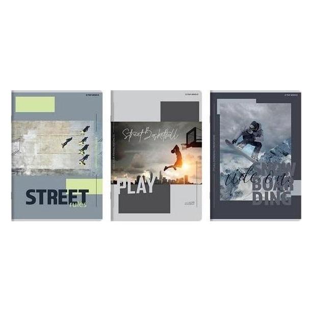 TOP Notizbuch A4/60K Raster Poster (5 Stück) TOP2000 (A4, Weicher Einband) (49019337)