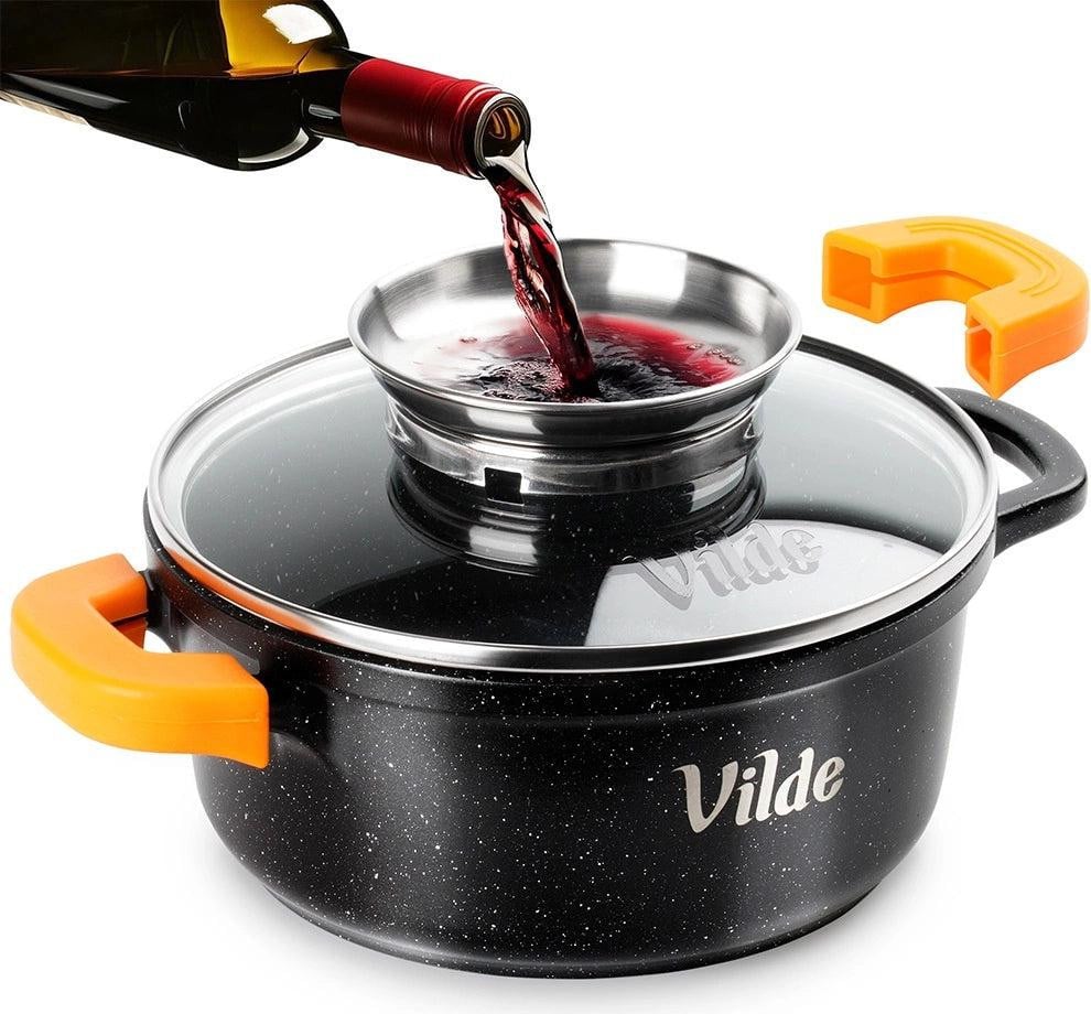 Northix Pan met glazen deksel, 16 cm, 1,2 liter