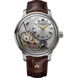 Maurice Lacroix Masterpiece Gravity MP6118-SS001-115-1 - silber,skelettiert,braun - 43mm