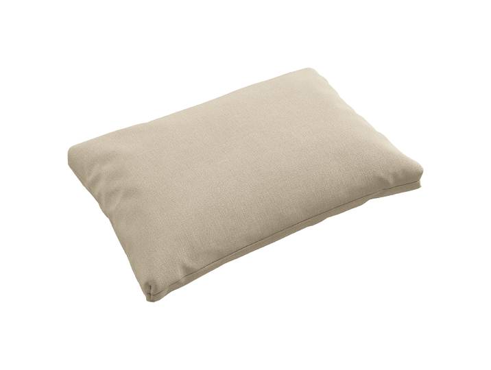 Coussin en pointe Beige 60 x 40cm Tissu Esila