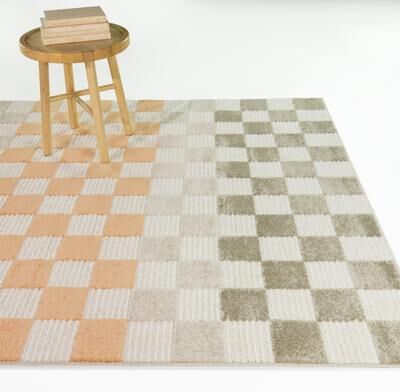 Balta Rugs Dominick Boho Checkered Area Rug