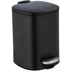 Wenko Alassio Mülleimer 5,0 l schwarz, Abfalleimer, Schwarz