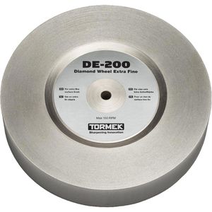 Tormek Schleifscheibe DE-200 Diamond Wheel Extra Fine, 200 x 40mm (ØxB), 12mm Bohrung, Körnung 1200