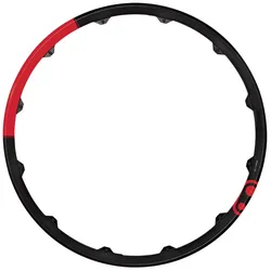 CRANKBROTHERS WHEEL RIM FELGE, 29", OPIUM, LEVEL 3, SPEICHENLÄNGE 166MM, 26MM, BLACK/RED