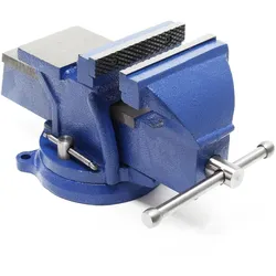 Wiltec, Schraubstock + Zwinge, Schraubstock Heavy Duty 150mm Klemmbacke Amboss Werkbank HD Spannwerkzeug