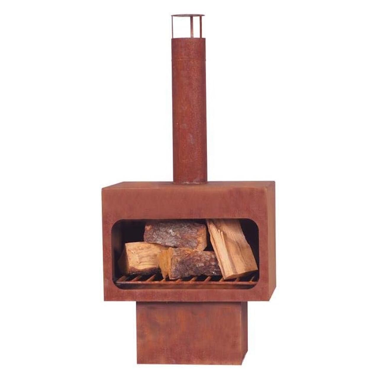 Markone Gartenkamin 201-3 (Rost): 56 x 40 x 115 cm (72518550)