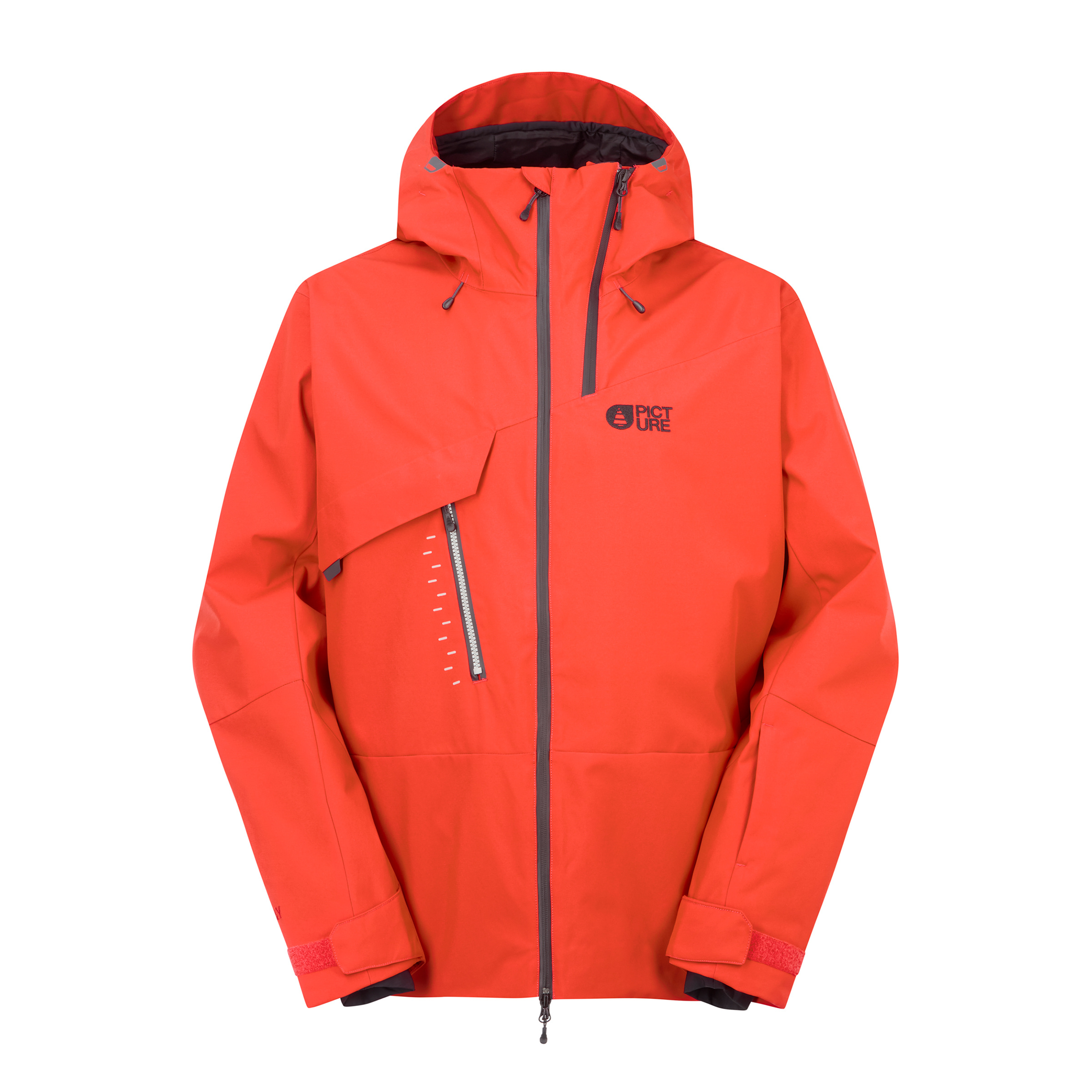 Picture Felnor Herren Regenjacke rot Größe M Skifahren Wasserdicht