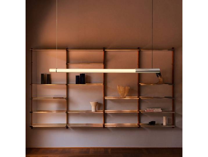 In Fine LED-Hängeleuchte, silber, Länge 160 cm - DCW - Design - Aluminium