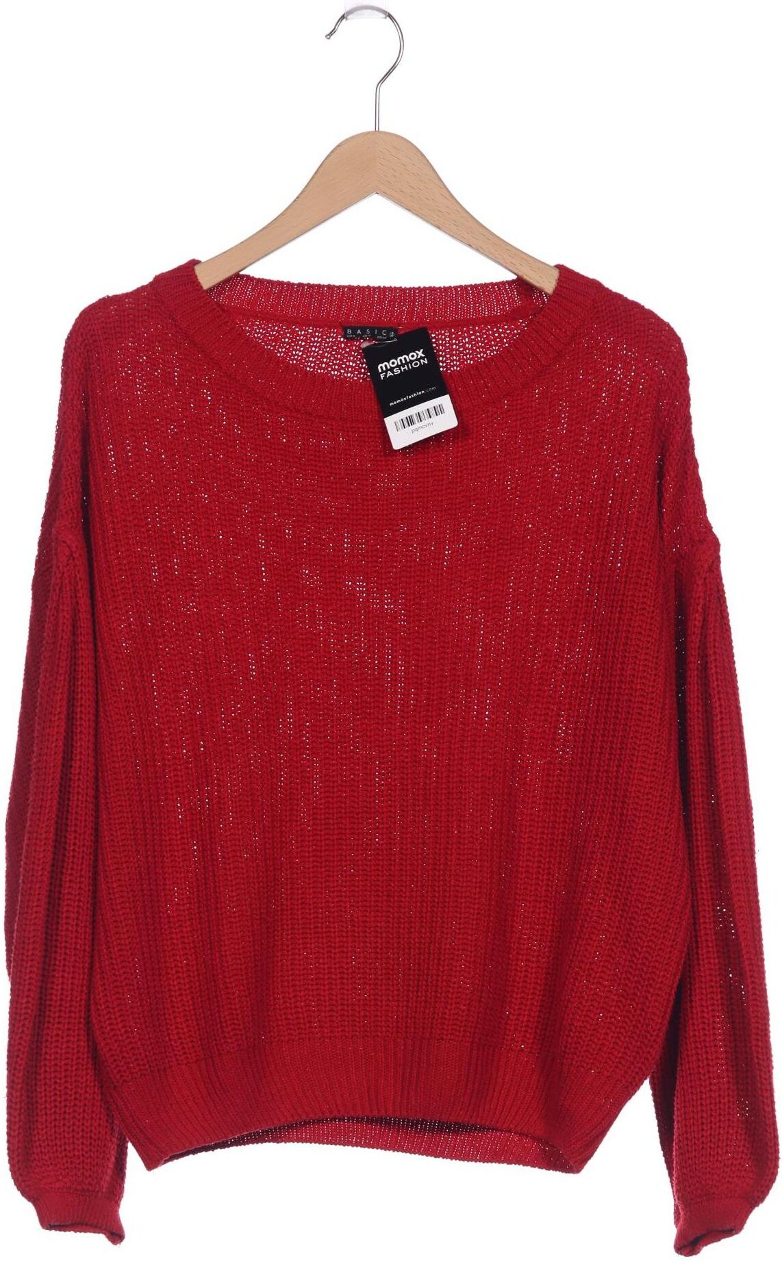 Stradivarius Damen Pullover, Rot, Gr. M, Synthetik - Second Hand