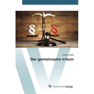 Der gemeinsame Irrtum, Taschenbuch von Gabriel Leitgöb, AV Akademikerverlag, 978-620-9-51381-7