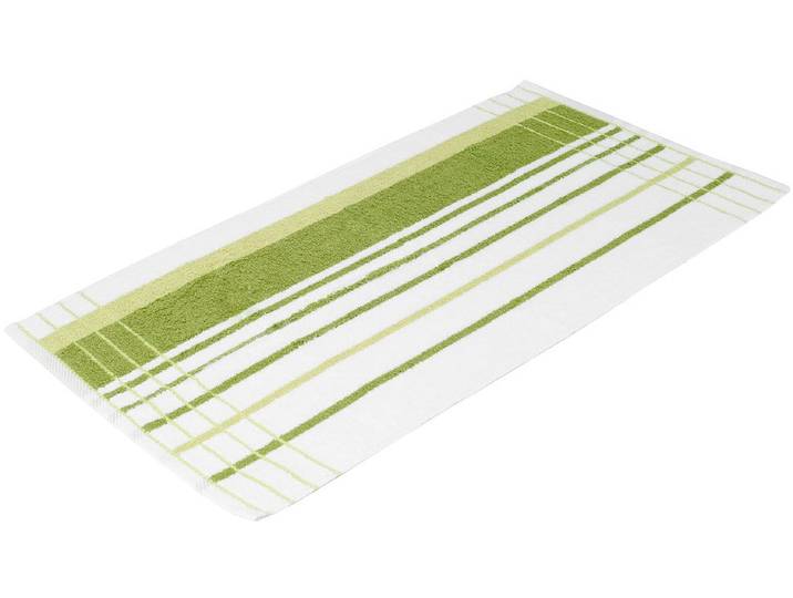 Handtücher GÖZZE Berlin Streifen , grün (dunkelgrün, limone), B:50cm L:100cm, Frottier, Obermaterial: 100% Baumwolle, Handtücher, Handtücher