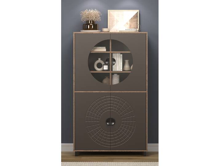 Vitrine Fusion , Rostoptik Rusty Flow / Perlbronze