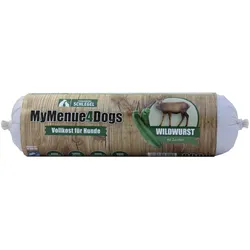 MyMenue4Dogs Hundefutter Wildwurst - 800 g