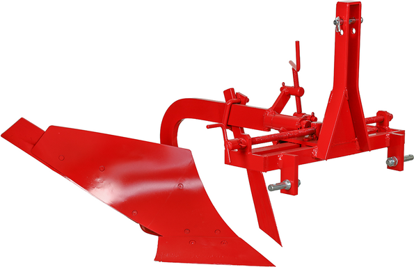 AgriEuro Premium MD-01C - Charrue mono-soc - Réglage latéral manuel par vis - Pour tracteurs avec attelage à trois points