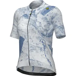 Alé, Damen, Velotrikot, Women's PR-E Marble S/S Jersey (XL), Grau, Mehrfarbig, XL