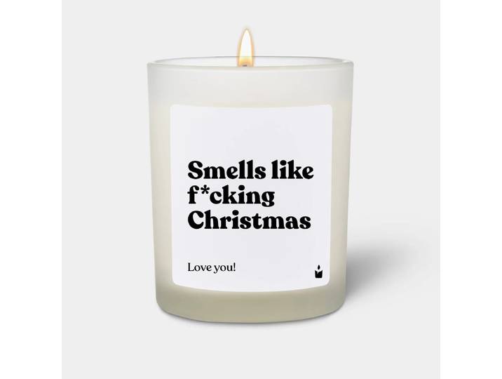 Duftkerze Flowery Smells like f*cking Christmas