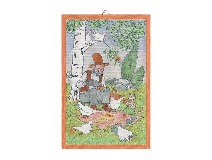 Ekelund Linneväveri Pettson & Findus keukenhanddoek Picknick