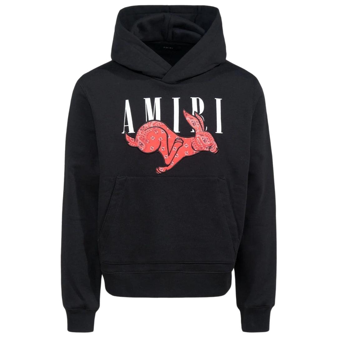 Amiri CNY konijnlogo zwarte hoodie