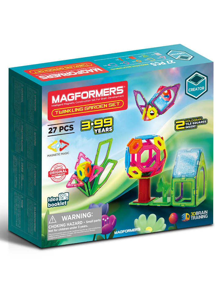 MAGFORMERS 27tlg. Magnetspielset "Twinkling Garden Set" - ab 3 Jahren - onesize