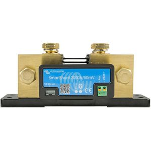 Victron Batteriewächter SmartShunt 2000A/50mV, Ringkabelschuhe, 12/24/48V, 2000A, mit Bluetooth & Batteriemonitor