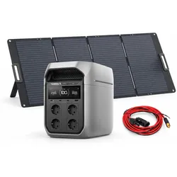 EcoFlow DELTA 3 Max Plus Solar Set 2048Wh 3000W - BMZ 400W - Controller - XT60