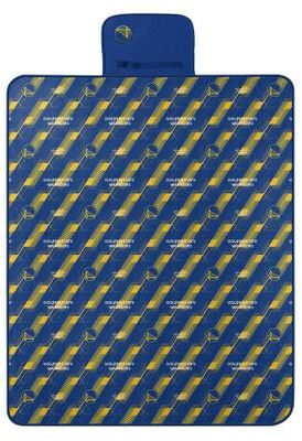Warriors Hex Stripe Picnic Blanket by NBA in Multi