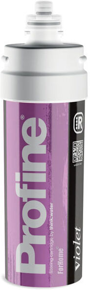 Filtro Profine Violet Small Riduzione Durezza Temporanea + Carbon Block + Argent
