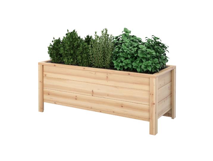Hochbeet Holz 106 x 44 x 42 cm