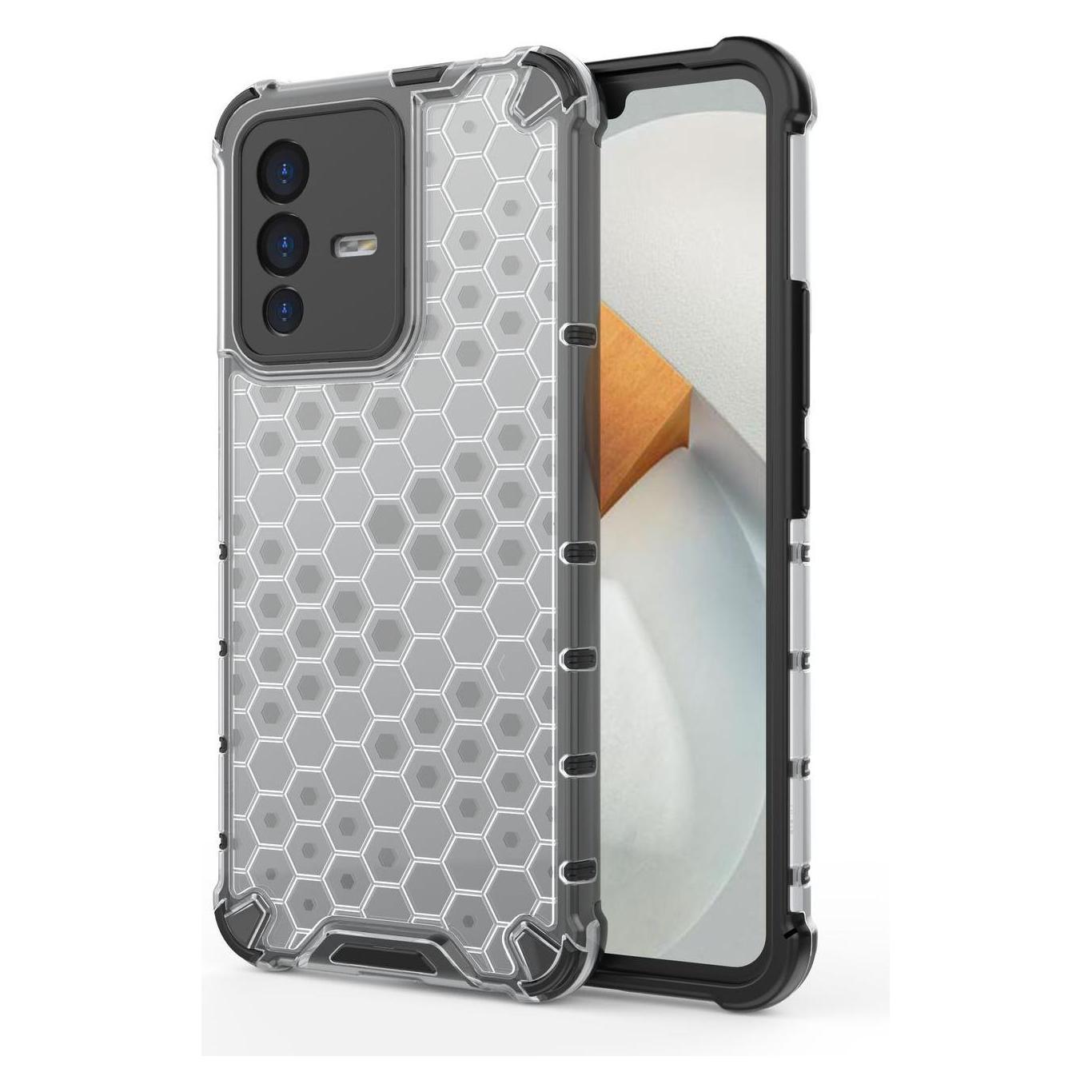 Hurtel Gepanzerte Wabenhülle mit Gelrahmen für Vivo V23 5G transparent (Vivo V23 5G) (1404978613)