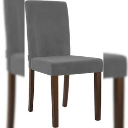 CLP Esszimmerstuhl Ina Cord grau/antik-dunkel